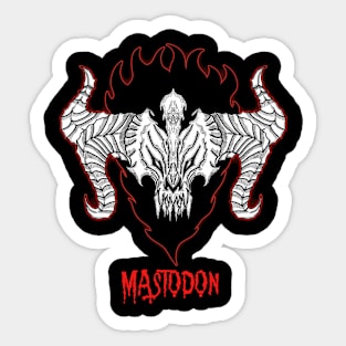 Blackout Inside Mastodon Sticker